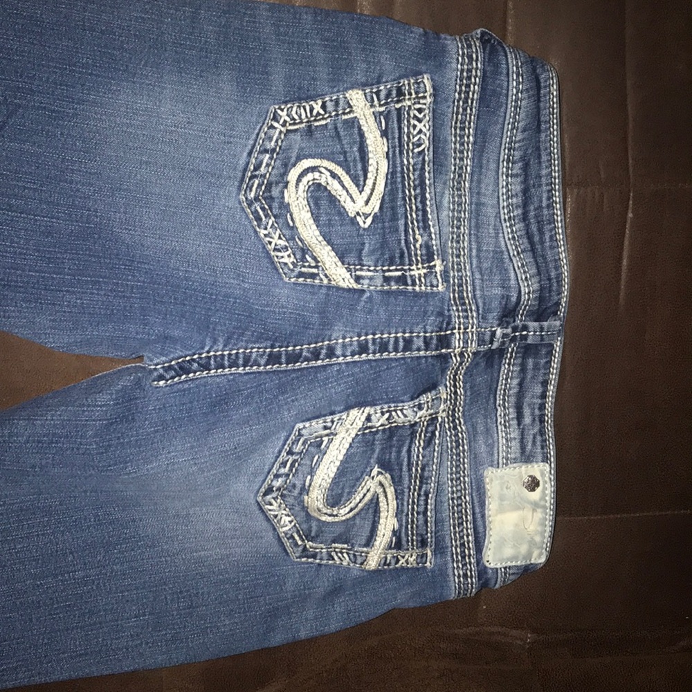 Silver jean size 28